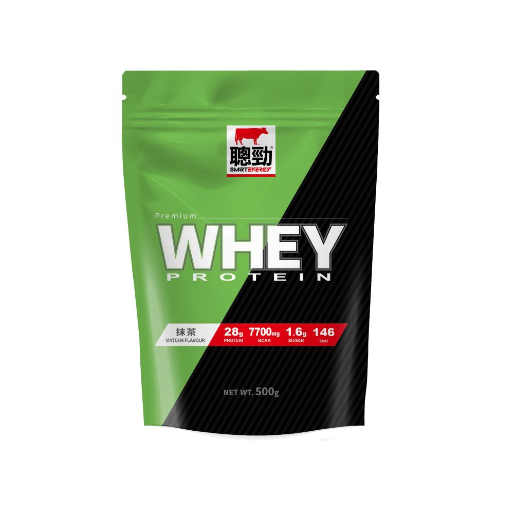 【紅牛】聰勁即溶乳清蛋白500g-抹茶風味