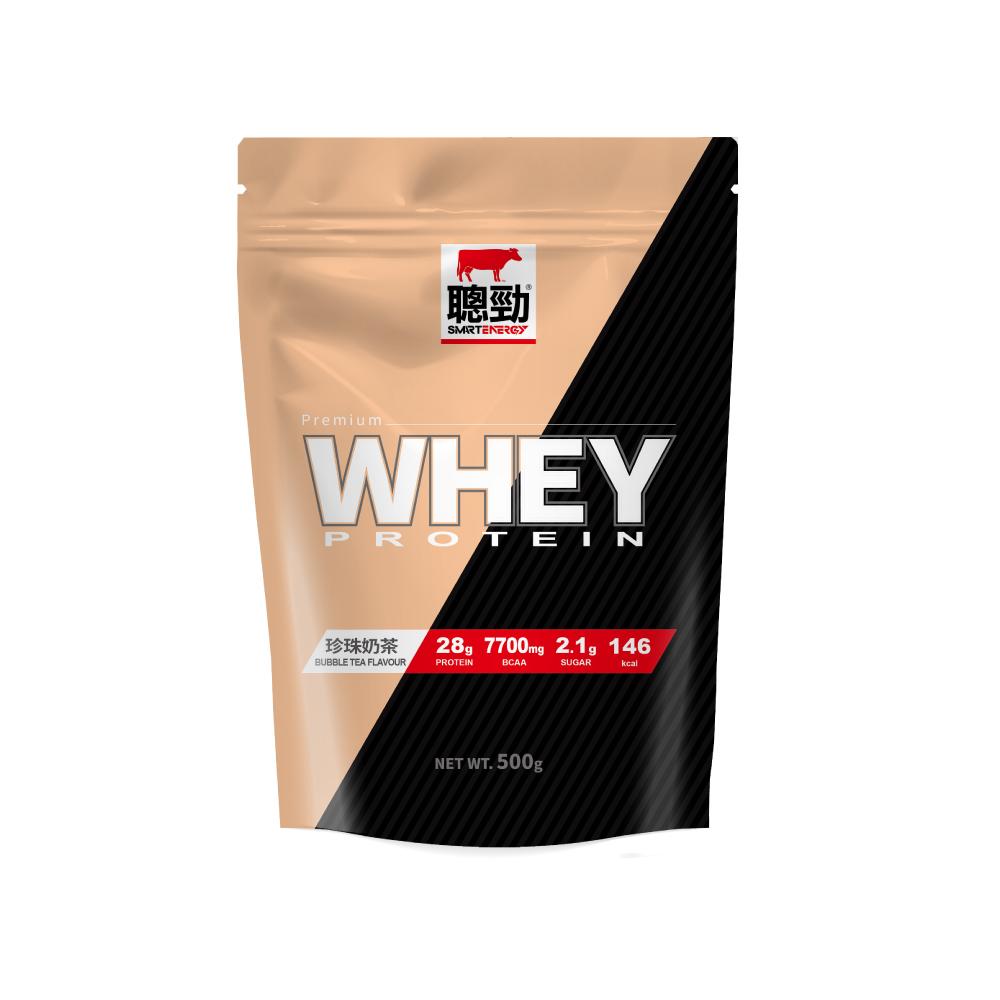 【紅牛】聰勁即溶乳清蛋白500g-珍珠奶茶風味