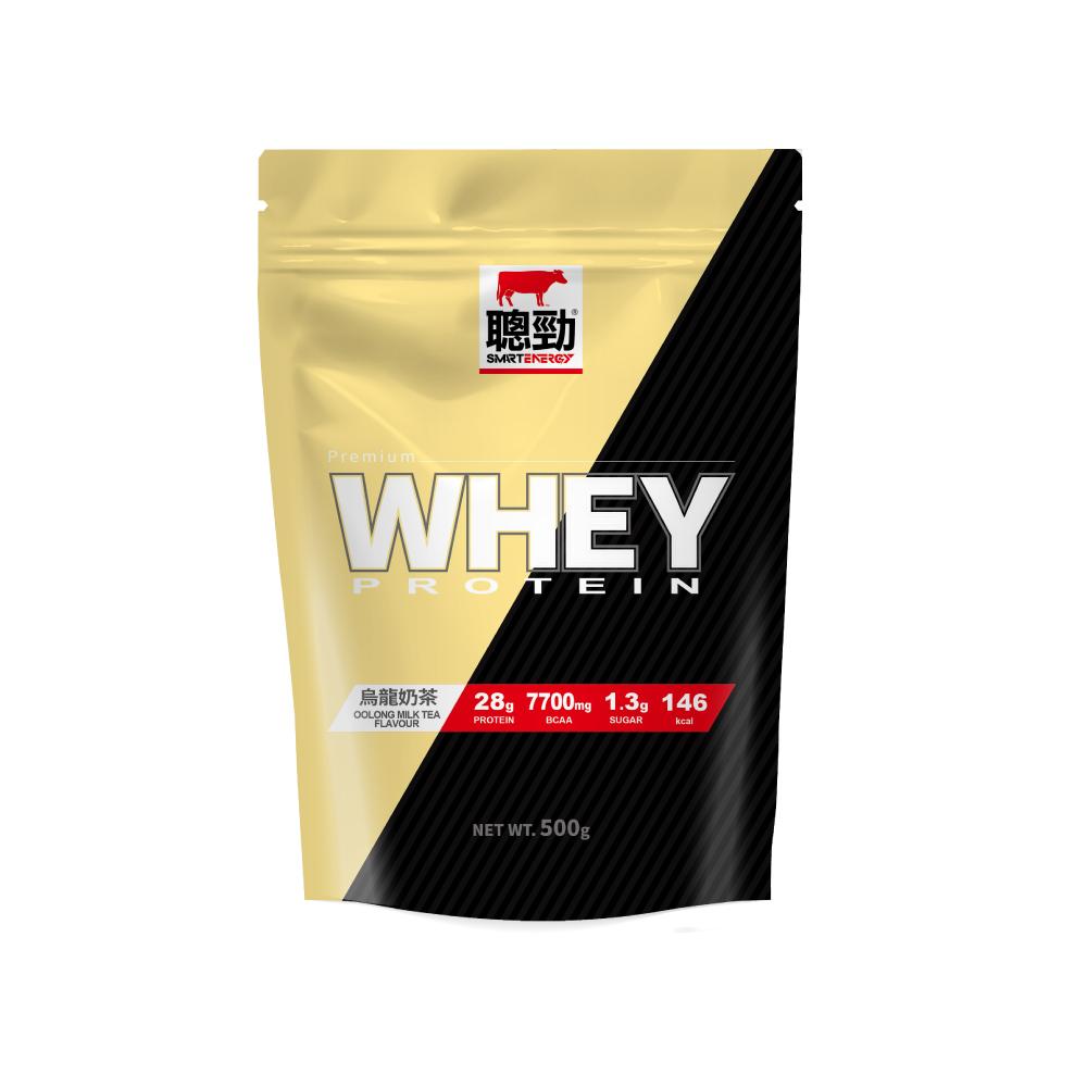 【紅牛】聰勁即溶乳清蛋白500g-烏龍奶茶風味