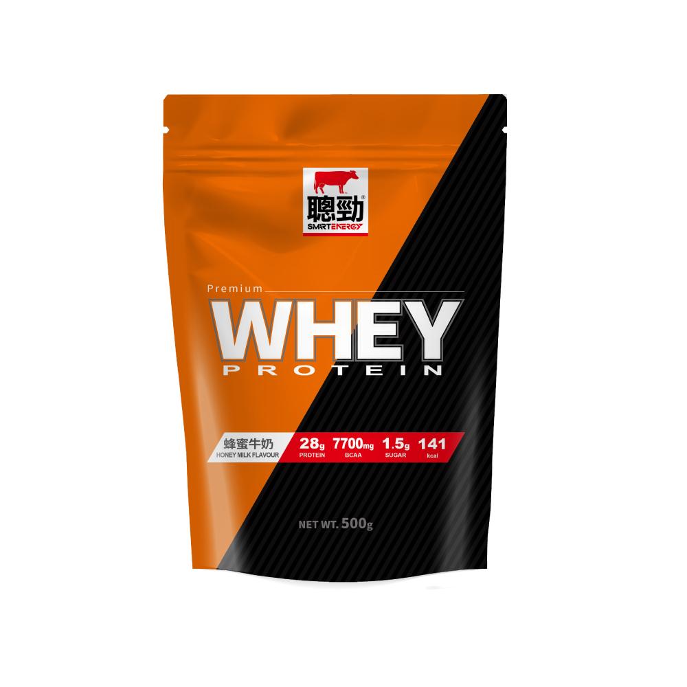 【紅牛】聰勁即溶乳清蛋白500g-蜂蜜牛奶風味