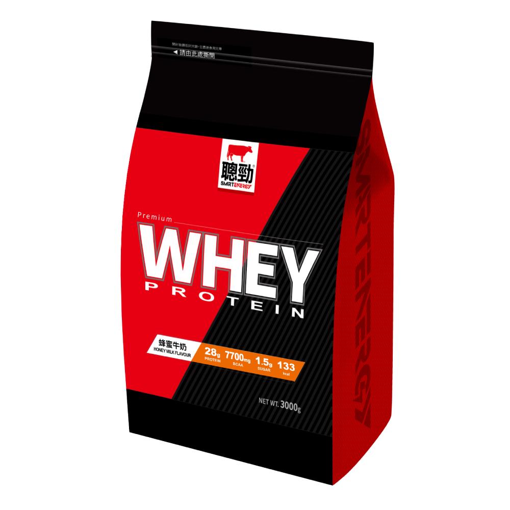 【紅牛】聰勁即溶乳清蛋白3kg-蜂蜜牛奶風味