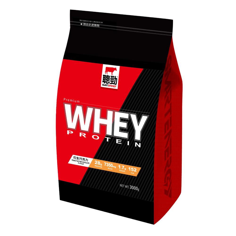 【紅牛】聰勁即溶乳清蛋白3kg-花生巧克力風味